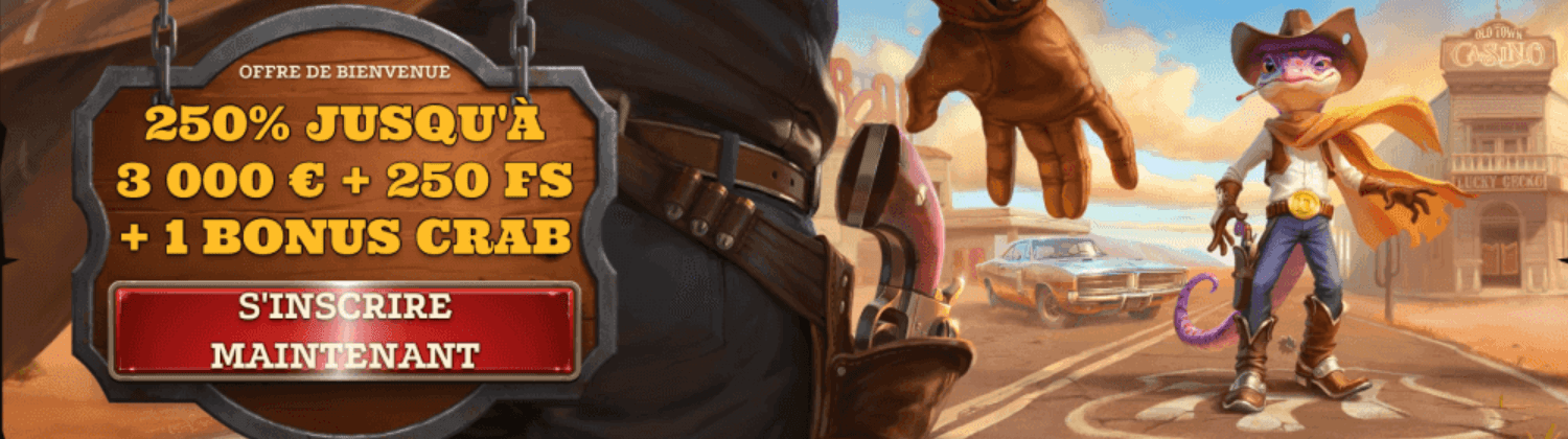 Jusqu'à 3000 € + 350 Free Spins + 1 Bonus Crab